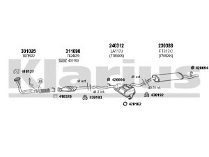 KLARIUS 330236E išmetimo sistema 
 Išmetimo sistema -> Išmetimo sistema, visa