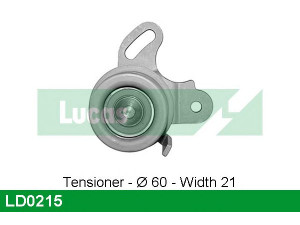 LUCAS ENGINE DRIVE LD0215 įtempiklio skriemulys, paskirstymo diržas