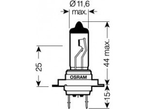 OSRAM 64210XR-02B lemputė, prožektorius; lemputė, priekinis žibintas; lemputė, rūko žibintas; lemputė, priekinis žibintas; lemputė, prožektorius; lemputė, rūko žibintas; lemputė, posūkio lemputė; lemputė, posūkio lemputė; lemputė, dieną naudojamas žibintas; lemputė, dieną  
 Elektros įranga -> Pagalbiniai žibintai/dalys -> Rūko žibintas/dalys -> Lemputė, rūko žibintas