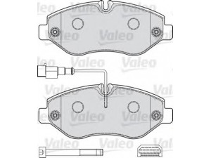 VALEO 541737 stabdžių trinkelių rinkinys, diskinis stabdys 
 Techninės priežiūros dalys -> Papildomas remontas
D1060MB600, D1060-MB600, D1060-MB60A