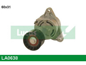 LUCAS ENGINE DRIVE LA0638 įtempiklio svirtis, V formos rumbuotas diržas 
 Diržinė pavara -> V formos rumbuotas diržas/komplektas -> Įtempiklis