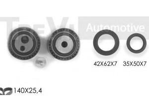 TREVI AUTOMOTIVE KD1105S paskirstymo diržo komplektas 
 Techninės priežiūros dalys -> Papildomas remontas