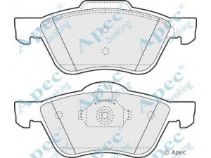 APEC braking PAD1191 stabdžių trinkelių rinkinys, diskinis stabdys 
 Techninės priežiūros dalys -> Papildomas remontas
4106009F525, 410609F525