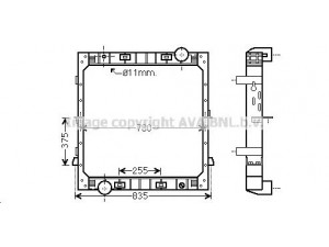AVA QUALITY COOLING IV2116 radiatorius, variklio aušinimas
42536979