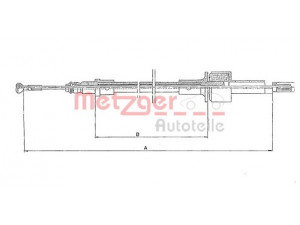 METZGER 11.2324 sankabos trosas 
 Dviratė transporto priemonės -> Kabeliai ir tachometro velenaai -> Sankabos trosas
6779976, 6900821