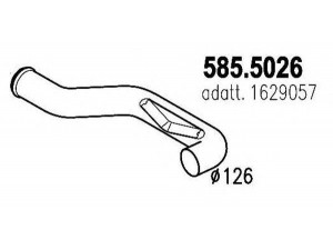 ASSO 585.5026 išleidimo kolektorius 
 Išmetimo sistema -> Išmetimo vamzdžiai
1629057