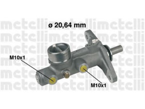 METELLI 05-0145 pagrindinis cilindras, stabdžiai 
 Stabdžių sistema -> Pagrindinis stabdžių cilindras
46100-SA5-003, 46100-SA5-013, 46100-SA5-023