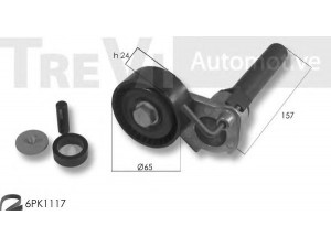TREVI AUTOMOTIVE KA1206 V formos rumbuotas diržas, komplektas 
 Techninės priežiūros dalys -> Techninės priežiūros intervalai