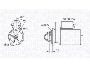 MAGNETI MARELLI 063521070680 starteris 
 Elektros įranga -> Starterio sistema -> Starteris
053911023A, 058911023B