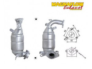 MAGNAFLOW 78021D katalizatoriaus keitiklis 
 Išmetimo sistema -> Katalizatoriaus keitiklis
2505127072