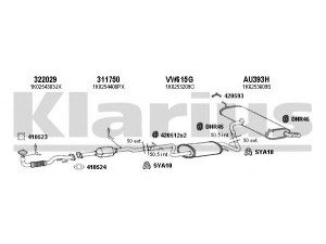 KLARIUS 940579U išmetimo sistema