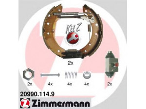 ZIMMERMANN 20990.114.9 stabdžių trinkelių komplektas 
 Techninės priežiūros dalys -> Papildomas remontas
4241.9F, 4242.07