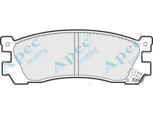 APEC braking PAD883 stabdžių trinkelių rinkinys, diskinis stabdys 
 Techninės priežiūros dalys -> Papildomas remontas
HF392648Z, HF392648ZA, T0Y02643Z