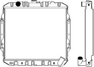 SAKURA  Automotive 1131-0201 radiatorius, variklio aušinimas