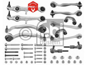 FEBI BILSTEIN 24902 pakabos komplektas 
 Ašies montavimas/vairavimo mechanizmas/ratai -> Valdymo svirtis/pasukamosios svirties sujungimas -> Vairo trauklės (valdymo svirtis, išilginis balansyras, diago
4B3 498 998, 4B3 498 998 S1, 4B3 498 998