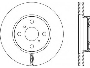 OPEN PARTS BDA2315.20 stabdžių diskas 
 Stabdžių sistema -> Diskinis stabdys -> Stabdžių diskas
435120D090, 4351252120