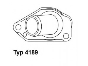 WAHLER 4189.87D termostatas, aušinimo skystis 
 Aušinimo sistema -> Termostatas/tarpiklis -> Thermostat
48 11 586, 92 062 728, 92 062 728