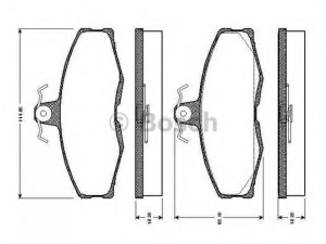 BOSCH 0 986 TB2 081 stabdžių trinkelių rinkinys, diskinis stabdys 
 Techninės priežiūros dalys -> Papildomas remontas
1661468, 501881, 5018981, 6117992