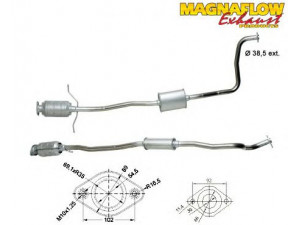MAGNAFLOW 84823 katalizatoriaus keitiklis 
 Išmetimo sistema -> Katalizatoriaus keitiklis
B33L2055XB, B33L2055XC