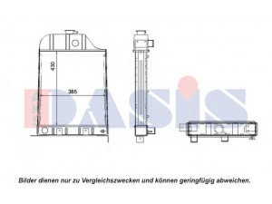 AKS DASIS 440541N radiatorius, variklio aušinimas