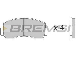 BREMSI BP2168 stabdžių trinkelių rinkinys, diskinis stabdys 
 Techninės priežiūros dalys -> Papildomas remontas
MB407216, 898249280, 898249280A