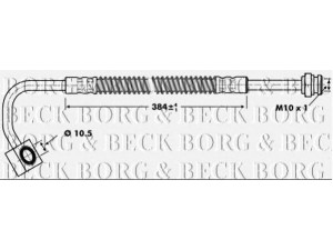 BORG & BECK BBH6733 stabdžių žarnelė 
 Stabdžių sistema -> Stabdžių žarnelės
0K011-43-810C, 0K01143810B, 0K01143810C