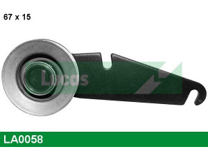LUCAS ENGINE DRIVE LA0058 įtempiklio skriemulys, V formos diržas 
 Diržinė pavara -> V formos diržas/komplektas -> V formos diržas
96061785