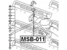 FEBEST MSB-011 skersinio stabilizatoriaus įvorių komplektas 
 Ašies montavimas/vairavimo mechanizmas/ratai -> Stabilizatorius/fiksatoriai -> Sklendės
MB338594, MR267684