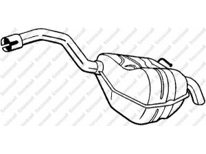 BOSAL 154-353 galinis duslintuvas 
 Išmetimo sistema -> Duslintuvas
1405605, 1405615, 1440319, 1440320