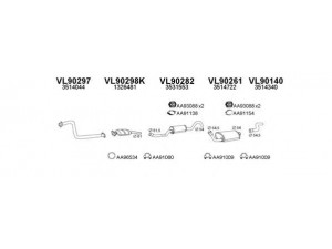 VENEPORTE 900102 išmetimo sistema
