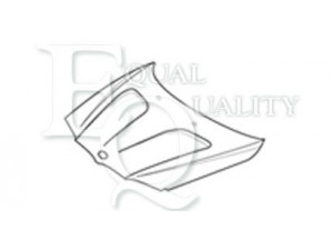 EQUAL QUALITY L03607 gaubtas 
 Kėbulas -> Transporto priemonės galas -> Gaubtas/dalys/garso izoliacinė medžiaga
41003449411