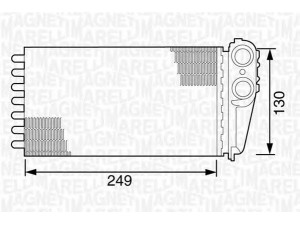 MAGNETI MARELLI 350218162000 šilumokaitis, salono šildymas 
 Šildymas / vėdinimas -> Šilumokaitis
6448K3