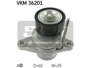 SKF VKM 36201 įtempiklio skriemulys, V formos rumbuotas diržas 
 Diržinė pavara -> V formos rumbuotas diržas/komplektas -> Įtempiklio skriemulys
82 00 933 753