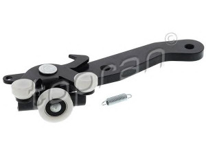 TOPRAN 115 531 ritinėlio kreiptuvas, atstumiamos durys 
 Kėbulas -> Keleivių kabina -> Durys/dalys
7E0 843 398D, 7H0 843 398AC, 7H0 843 398AF