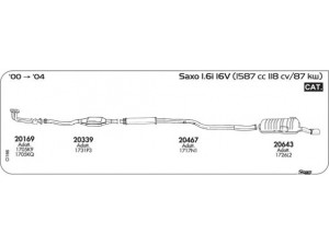 AKS DASIS SGCI166 išmetimo sistema