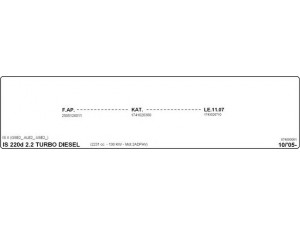 IMASAF 874000001 išmetimo sistema 
 Išmetimo sistema -> Išmetimo sistema, visa