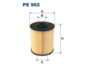FILTRON PE962 kuro filtras 
 Filtrai -> Kuro filtras
6110900051, 6110900652, 6110920005