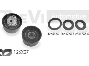 TREVI AUTOMOTIVE KD1247S paskirstymo diržo komplektas 
 Techninės priežiūros dalys -> Papildomas remontas