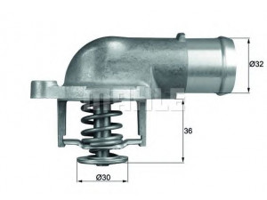 MAHLE ORIGINAL TI 212 87D termostatas, aušinimo skystis 
 Aušinimo sistema -> Termostatas/tarpiklis -> Thermostat
070121114