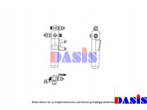 AKS DASIS 803040N džiovintuvas, oro kondicionierius 
 Oro kondicionavimas -> Džiovintuvas
0008301583, A0008301583