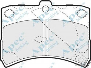 APEC braking PAD1138 stabdžių trinkelių rinkinys, diskinis stabdys 
 Techninės priežiūros dalys -> Papildomas remontas
04491-92713, 04491-97202, 04491-97202-000