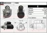 DELCO REMY DRS3566 starteris 
 Elektros įranga -> Starterio sistema -> Starteris
50 271 19, 65 818 84, 92VB-11000-BA