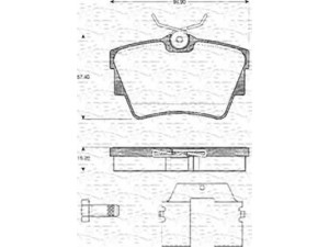 MAGNETI MARELLI 363702161078 stabdžių trinkelių rinkinys, diskinis stabdys 
 Techninės priežiūros dalys -> Papildomas remontas
701698451, 7D0698451, 7D0698451A