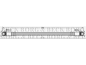 BORG & BECK BBH7837 stabdžių žarnelė 
 Stabdžių sistema -> Stabdžių žarnelės
4806.G2