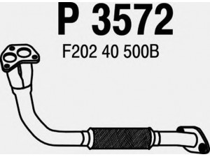 FENNO P3572 išleidimo kolektorius 
 Išmetimo sistema -> Išmetimo vamzdžiai
BM70483, F202-40-500B