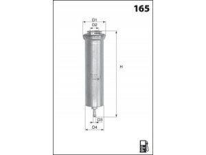 MECAFILTER ELG5461 kuro filtras 
 Techninės priežiūros dalys -> Papildomas remontas
13328514121, 13328515903, 13328515903
