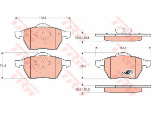 TRW GDB1200 stabdžių trinkelių rinkinys, diskinis stabdys 
 Techninės priežiūros dalys -> Papildomas remontas
8D0698151A, 8DO698151A, 3A0698151