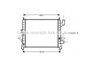 AVA QUALITY COOLING RTA2238 radiatorius, variklio aušinimas
7701042415