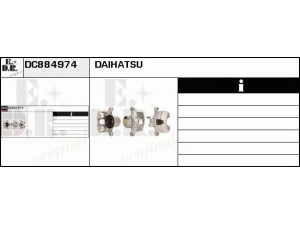 EDR DC884974 stabdžių apkaba 
 Stabdžių sistema -> Stabdžių matuoklis -> Stabdžių matuoklio montavimas