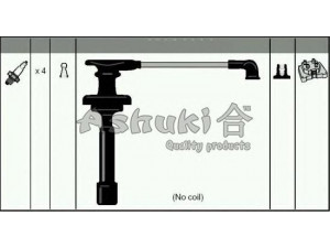 ASHUKI N885-00 uždegimo laido komplektas 
 Kibirkšties / kaitinamasis uždegimas -> Uždegimo laidai/jungtys
0 986 357 239/BOSCH, 22440-2F200